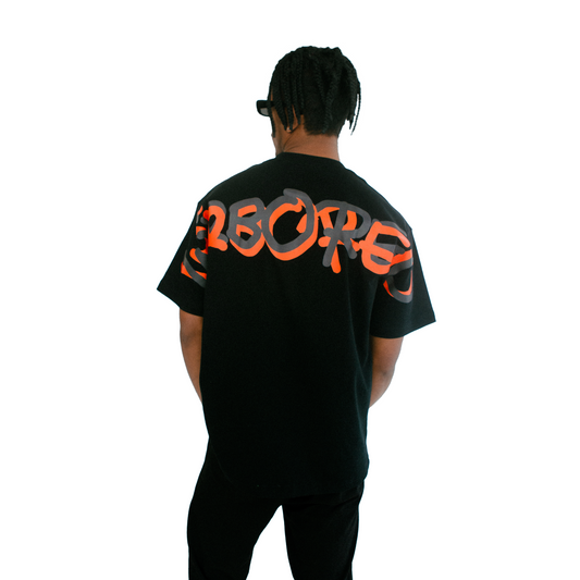 WIEBORED HEAVY COTTON T-SHIRT (BLACK)