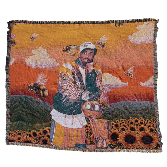 FLOWERBOY KOBE TAPESTRY BLANKET