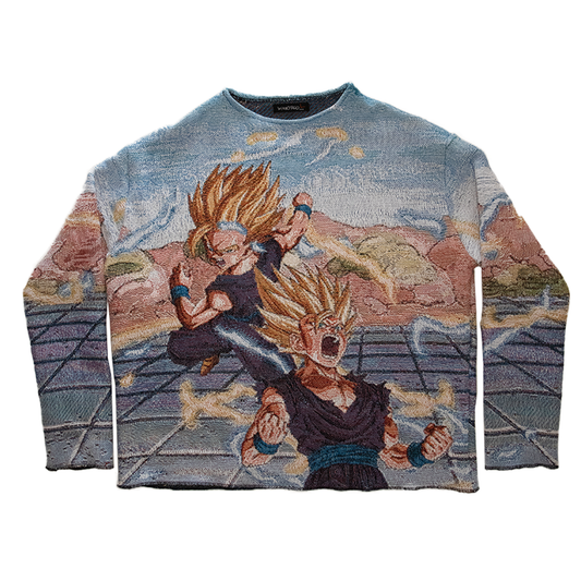 TEEN GOHAN TAPESTRY SWEATER