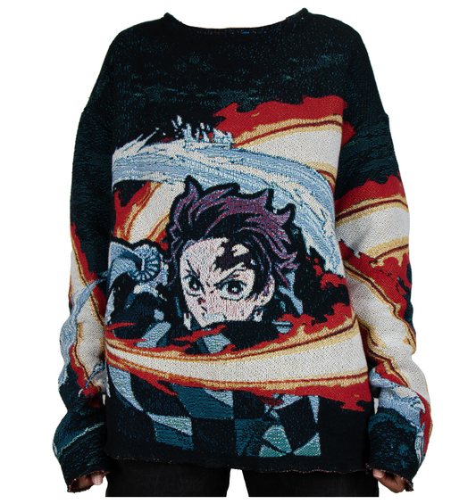DEMON SLAYER TAPESTRY SWEATER